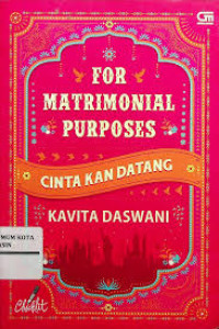 Image of For Matrimonial Purpose